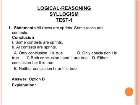 logical-reasoning syllogisms-test hard|Syllogisms hard .